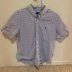 Ralph Lauren Short Sleeve Button Down Mens Large
